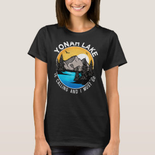 Fishing Boating Camping Lakeview Yonah Lake T-Shirt