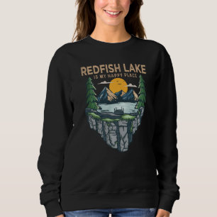 Fishing Boating Camping  My Happy Place Redfish La Sweatshirt