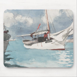 Fishing Boats, Key West Mouse Pad