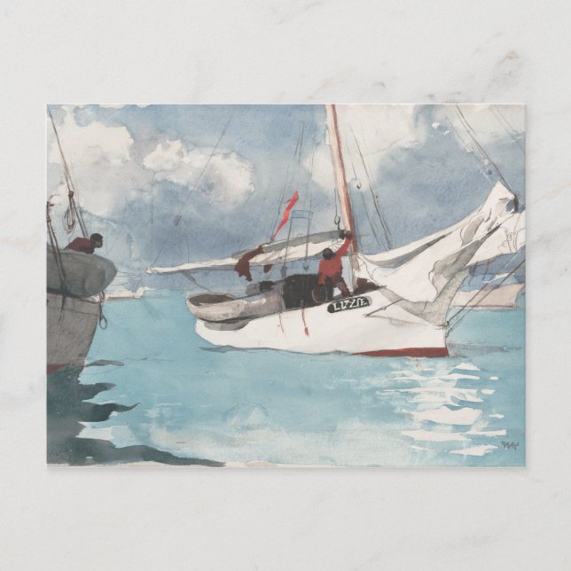 Fishing Boats, Key West Postcard (Front)