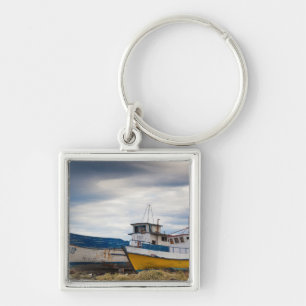 Fishing boats keychain