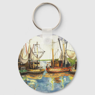 Fishing Boats Keychain
