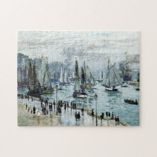 Fishing Boats Leaving Harbour Monet Fine Art Jigsaw Puzzle