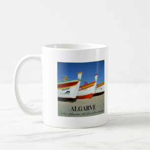 Fishing Boats on Algarve's Beach Photo Coffee Mug