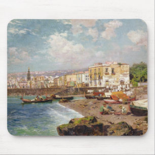 Fishing Boats on the Beach at Marinella, Naples (o Mouse Pad