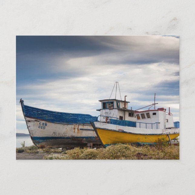 Fishing boats postcard (Front)
