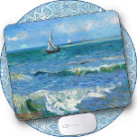 Fishing Boats/Seascape at Saintes-Maries -van Gogh Mouse Pad<br><div class="desc">An image of a painting by by Vincent van Gogh of "Fishing Boats and Seascape at Saintes-Maries" on a Mouse Pad. ►Personalize by adding custom text,  a small image,  and/or a logo. Makes a classy gift for the classic art or Vincent van Gogh fan.</div>