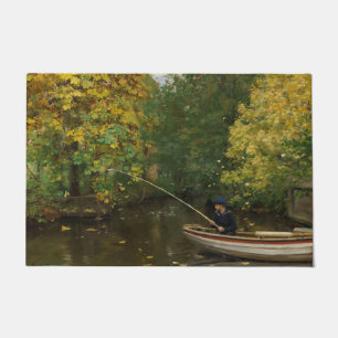 Fishing Boy (by Hans Andersen Brendekilde) Doormat