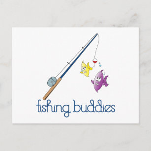 Fishing Buddies Postcard