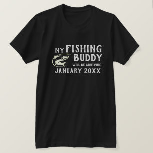 "Fishing Buddy" Baby Announcement T-Shirt