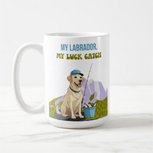 Fishing Buddy – Labrador Retriever Edition Coffee Mug