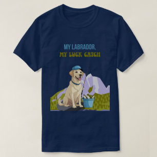 Fishing Buddy – Labrador Retriever Edition T-Shirt