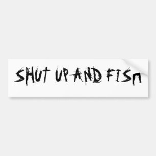 Fishing bumper sticker