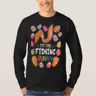 Fishing Bunny I Family Matching Easter Party Outfi T-Shirt