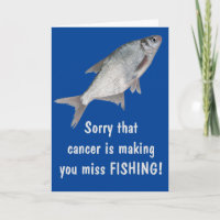 Fishing Cancer Encouragement Card