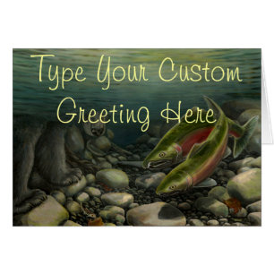 Fishing Card BC Wildlife Art Cards Custom