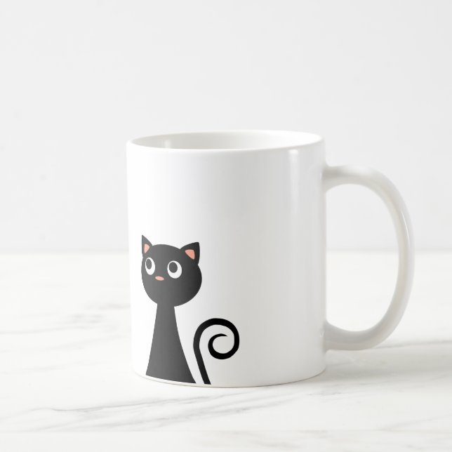 Fishing Cat Coffee Mug (Right)