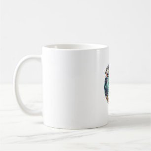 Fishing Cat Cute Cat T-Shirt Design - Fishing Cat  Coffee Mug