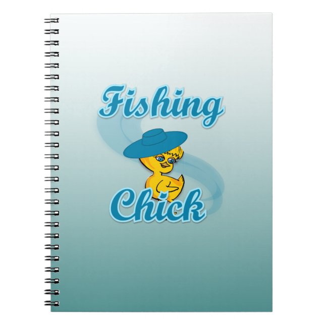 Fishing Chick #3 Notebook (Front)