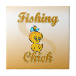 Fishing Chick Tile