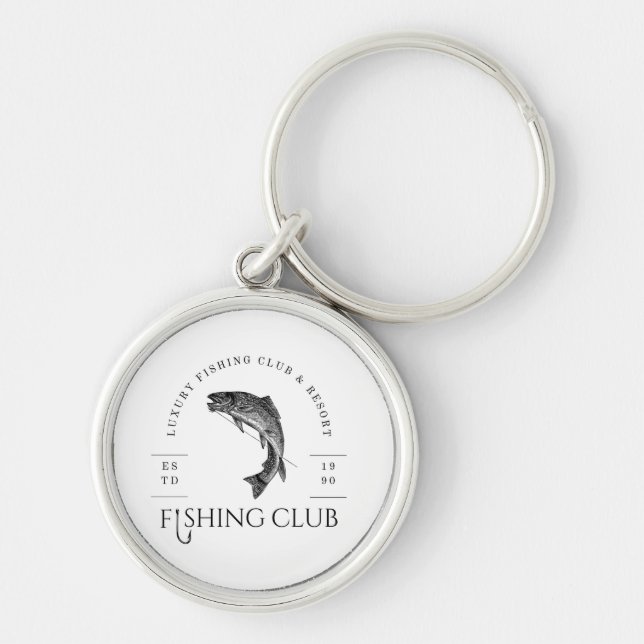 Fishing Club Keychain (Front)