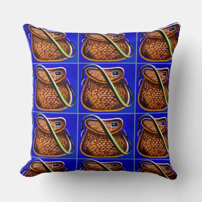 Fishing Creel Pillow (Front)