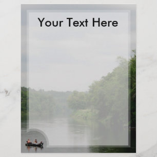 Fishing Cut Out Letterhead