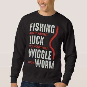 Fishing Dad Fish Worm Outdoor Hobby Activity  Sayi Sweatshirt