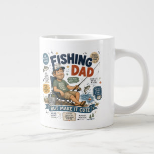 Fishing Dad  Large Coffee Mug