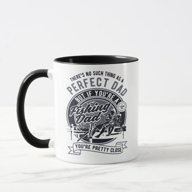 Fishing Dad Perfect Dad Mug (Left)