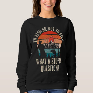 Fishing Dad To Fish Reel Cool Fish Retro Bass Fish Sweatshirt
