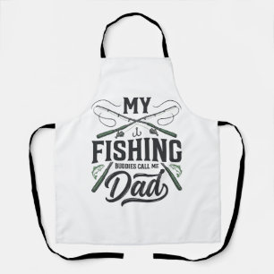 Fishing Dad Vintage Engraved  Shirt Design Apron