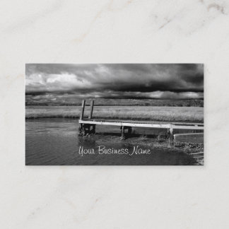 Fishing Dock Photo Business Cards