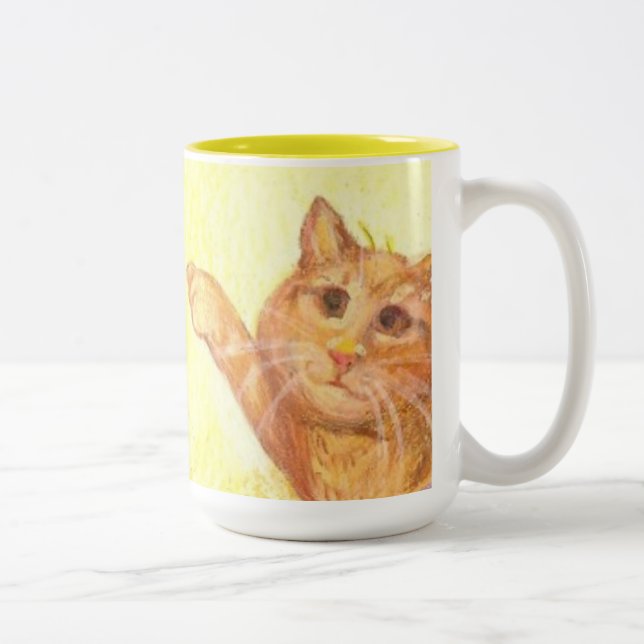 Fishing Dog and (close-up) Cat / Mug (Right)