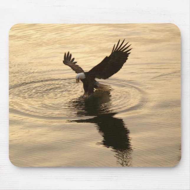 Fishing Eagle Mouse Pad (Front)