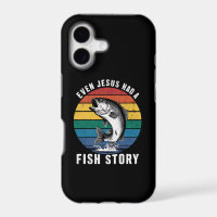Fishing Even Jesus Had Fish Story Bass Fish Funny 