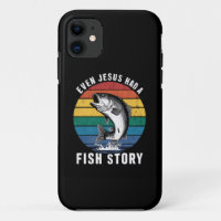 Fishing Even Jesus Had Fish Story Bass Fish Funny