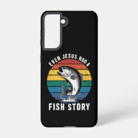 Fishing Even Jesus Had Fish Story Bass Fish Funny 
