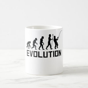 Fishing Evolution Coffee Mug