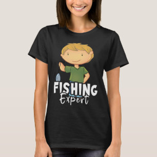 Fishing Expert I kids boy fishing buddy with daddy T-Shirt