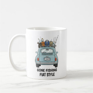 Fishing Fiat Car Coffee Mug