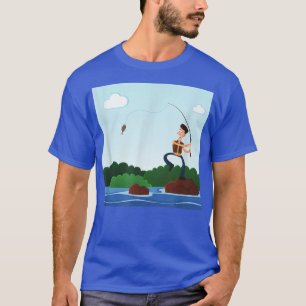 Fishing Fish Catch Fish Lake Rod Angler Fishing Cl T-Shirt