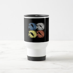 Fishing Fish Hook Retro Travel Mug