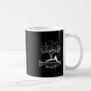 Fishing Fish Island Surreal Carp Angler Coffee Mug