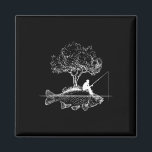 Fishing Fish Island Surreal Carp Angler  Magnet<br><div class="desc">Fishing Fish Island Surreal Carp Angler</div>