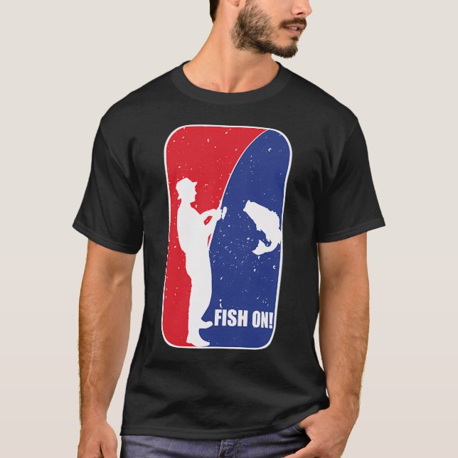 Fishing - fish on! T-Shirt (Front)