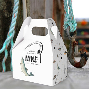 Fishing Fish Theme Reel Fun Kids Birthday Party Favor Box