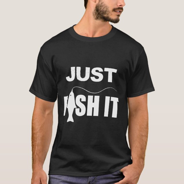 Fishing Fisher Angler T-Shirt (Front)