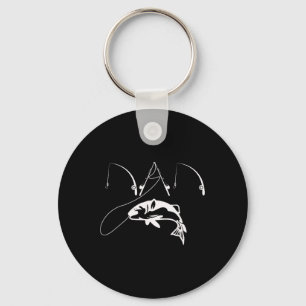 Fishing Fisherman Daddy Fathers Day Gift Shirt Keychain