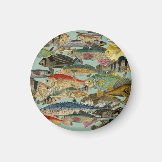 Fishing Fisherman Deep Sea Fishing Exotic Tropical Magnet (Front)